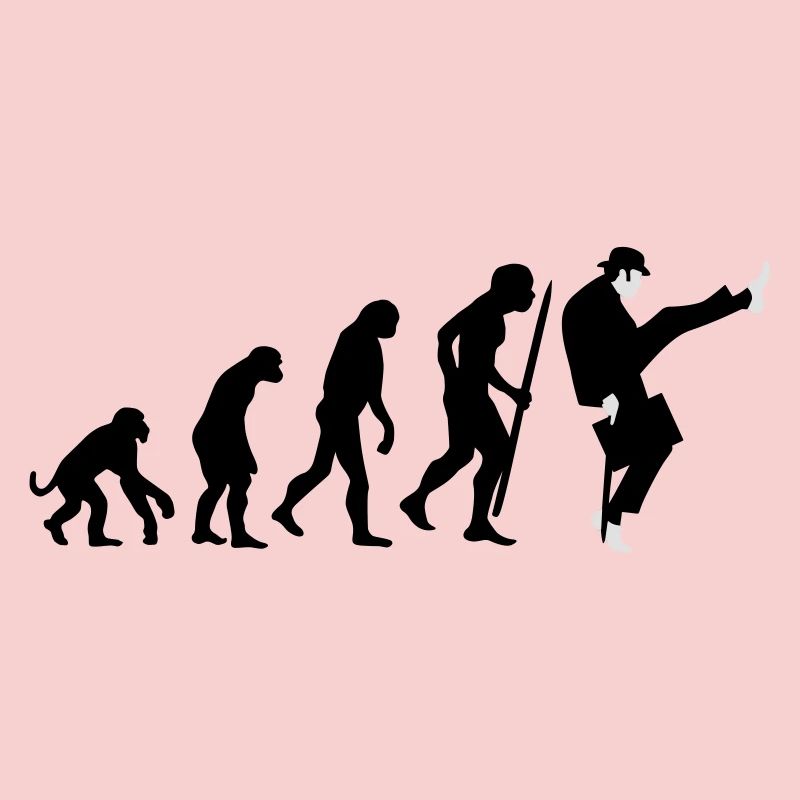 Evolution of silly walks