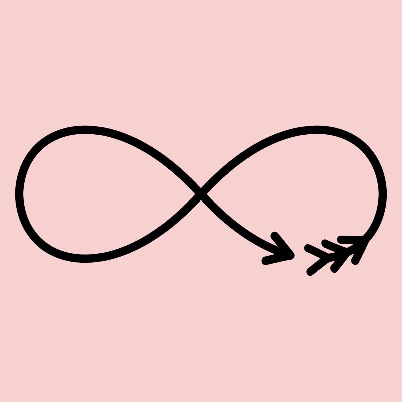 Unendlichkeitszeichen Pfeil Geschenk Liebe