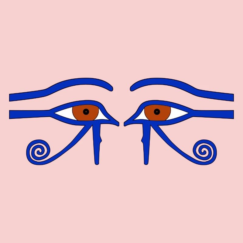 Amulette de protection. Aussi : Œil d’Horus. L'« Œil Saint »