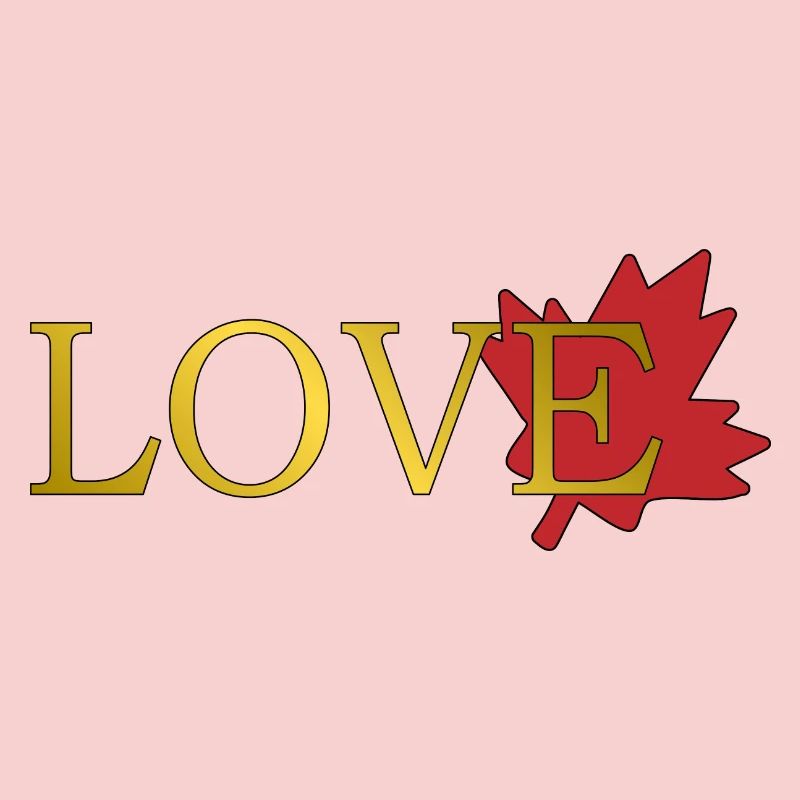 Amour Feuille d'érable du canada