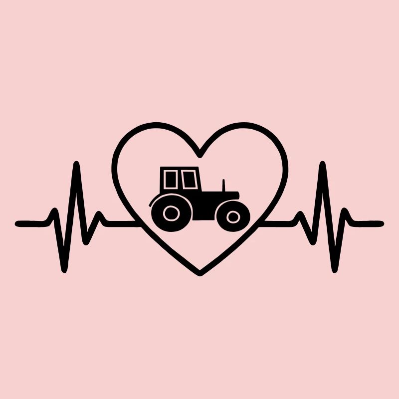 Farmer Tractor Heart