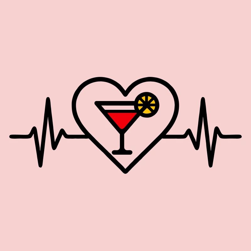 Cocktail Heart Aperitif Drink