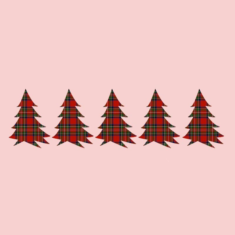 Forest Tartan Trees