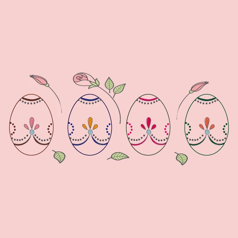 colorful Easter eggs