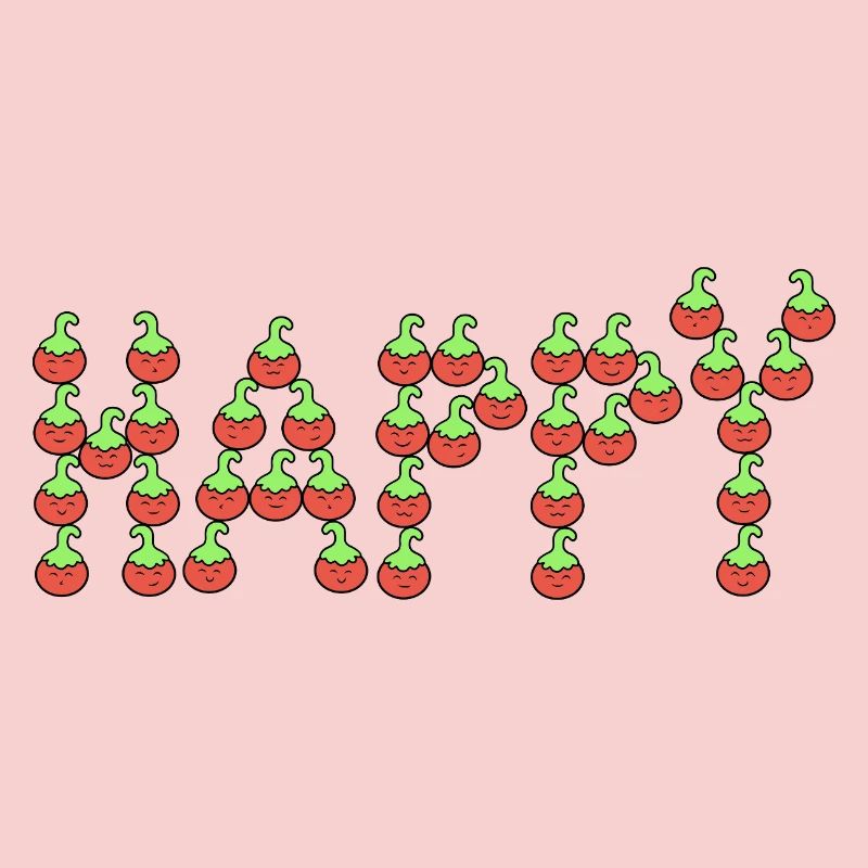Tomates heureuses