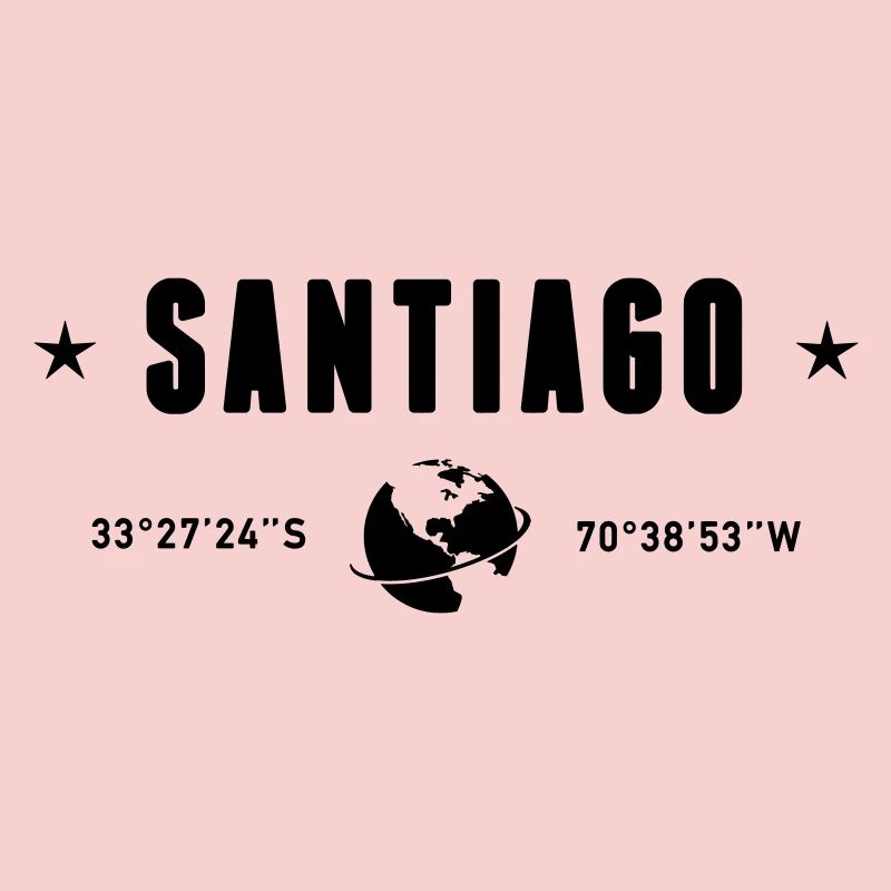 Santiago Chile Coordinates Planet Earth