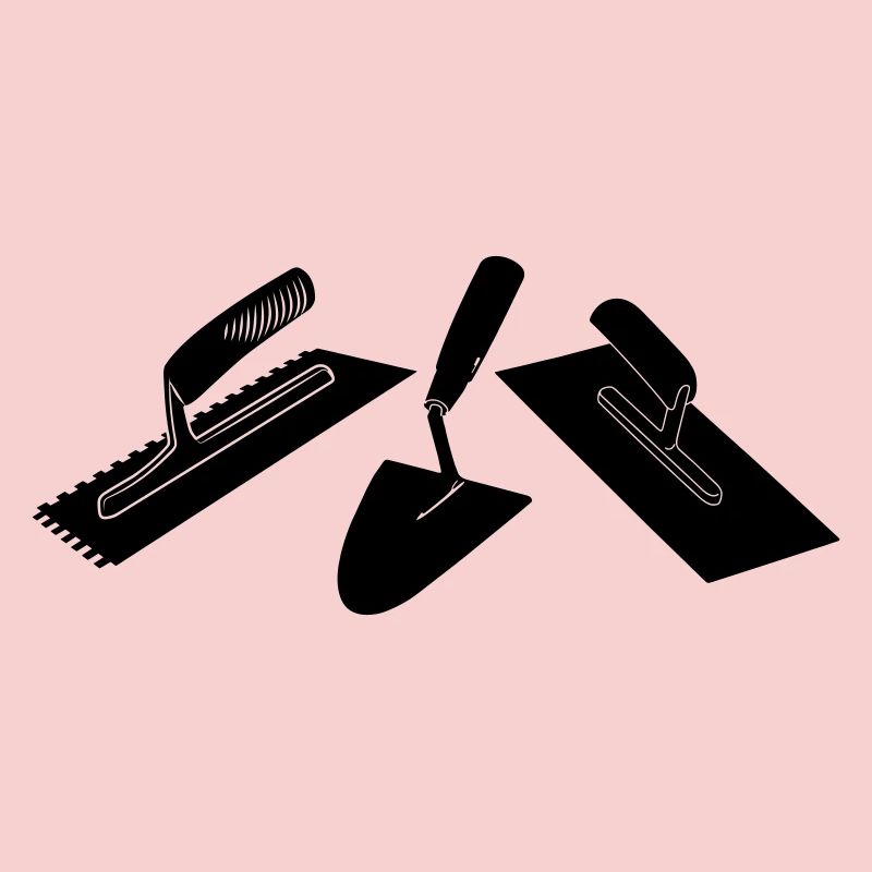 Outils maçonniques en stuc