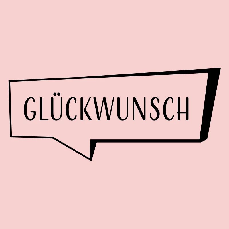 Sprechblase Glückwunsch