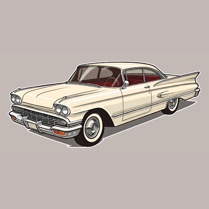 Klassischer Oldtimer - Elegantes Retro-Autodesign