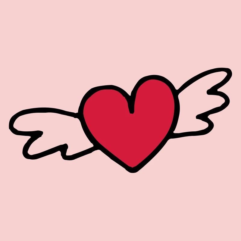 fliegendes Herz Liebe Geschenk