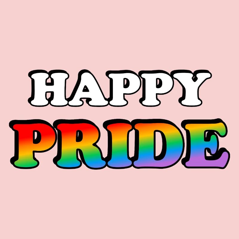 Pride Regenbogen Textdesign