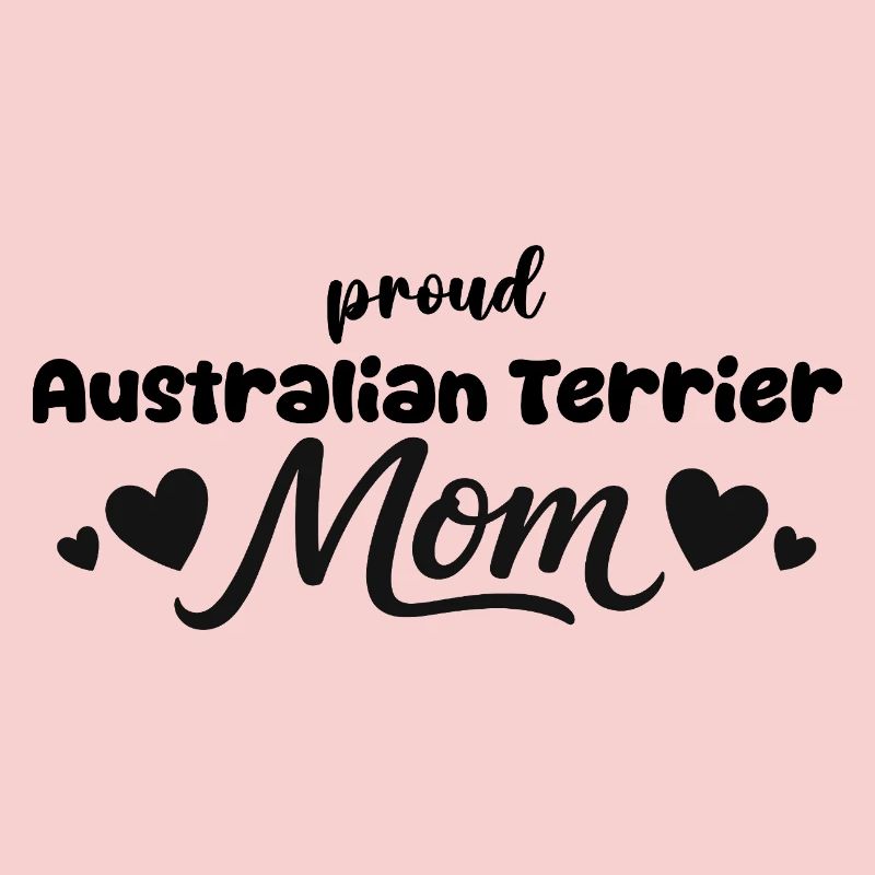  Stolze Aussie Terrier Mutter, Australischer