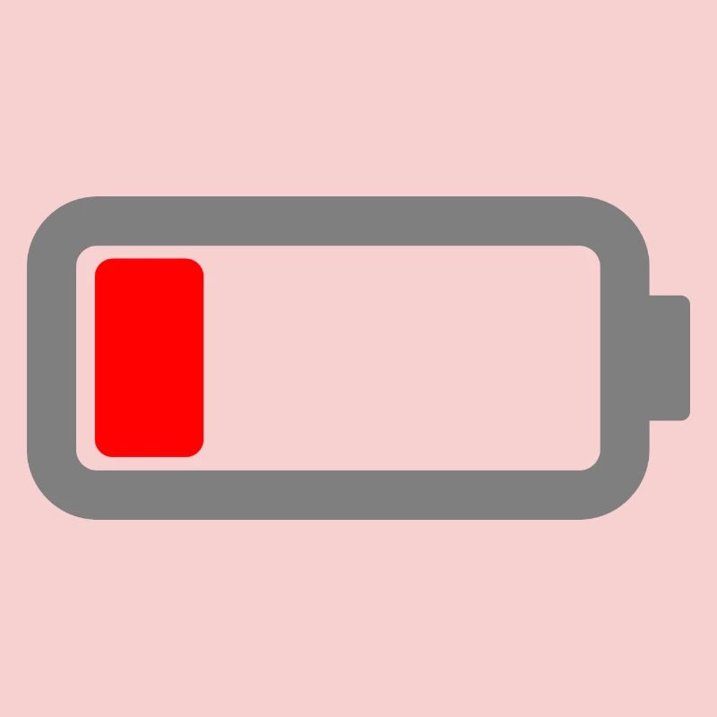 Batterie leer
