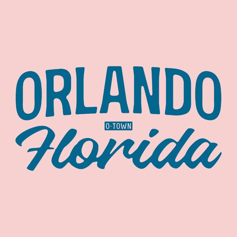 Orlando Florida Script Stil