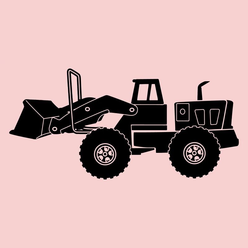 Transparenter Bulldozer