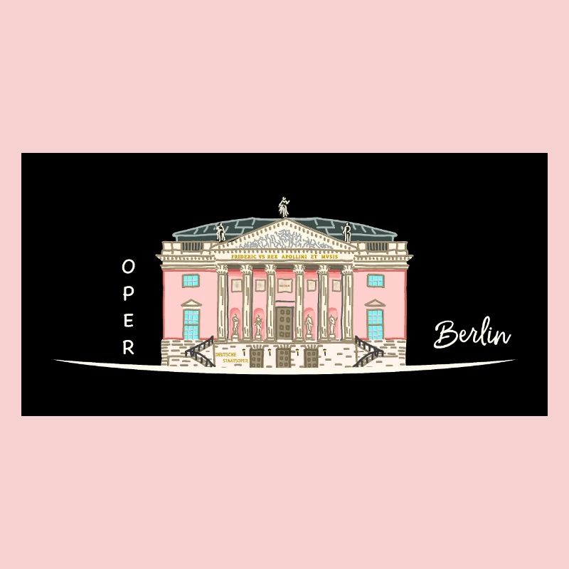 Berlin, Oper unter den Linden, Dessin