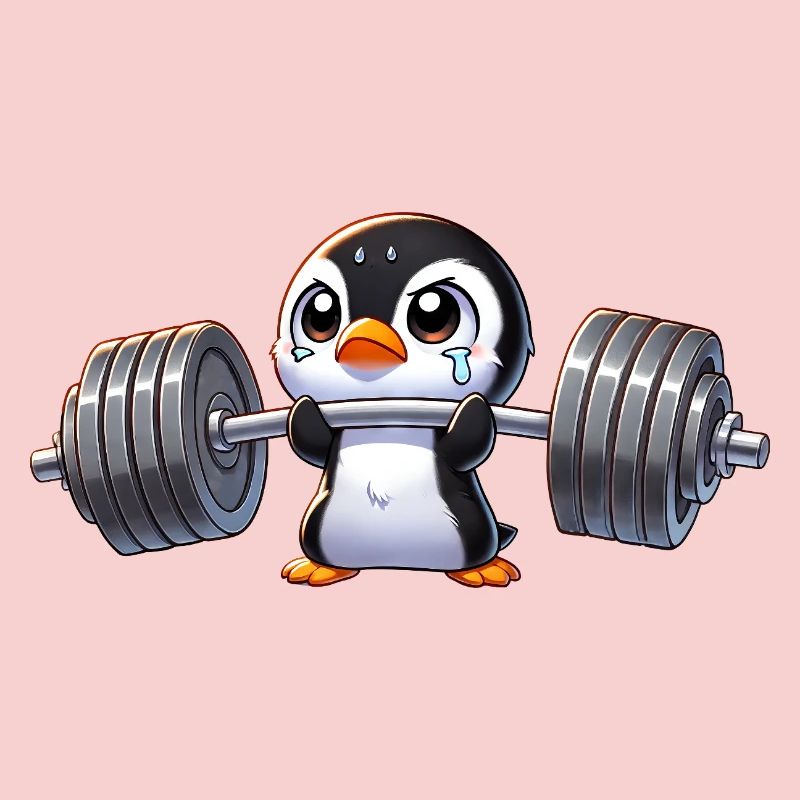 Strong Penguin Workout Dumbbell Training