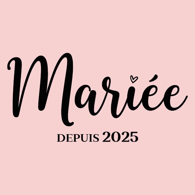 Bride Since 2025 Elegant Design for Wedding