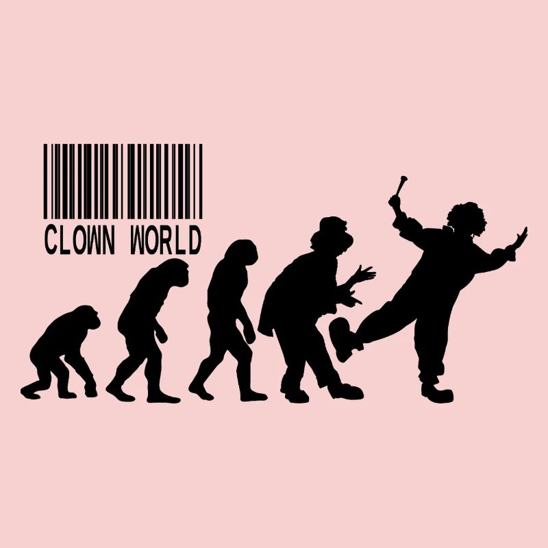 Clown World Evolution parody