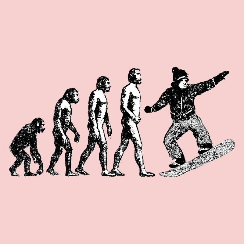 Evolution to snowboarder grunge design