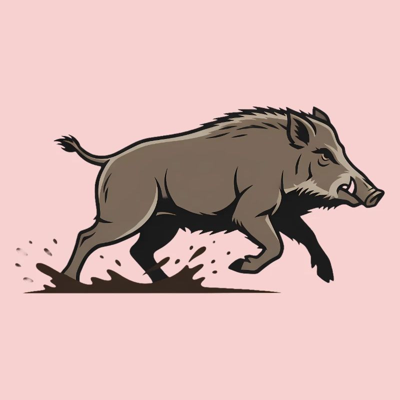 Course de sanglier Chasse d’attaque