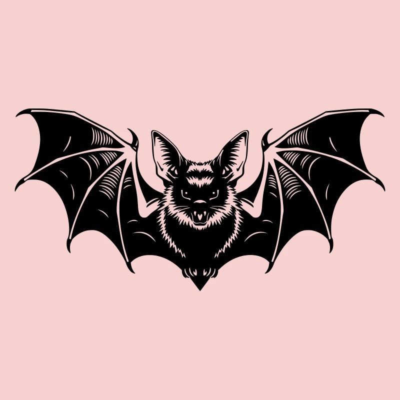 Bat Gothic Illustration
