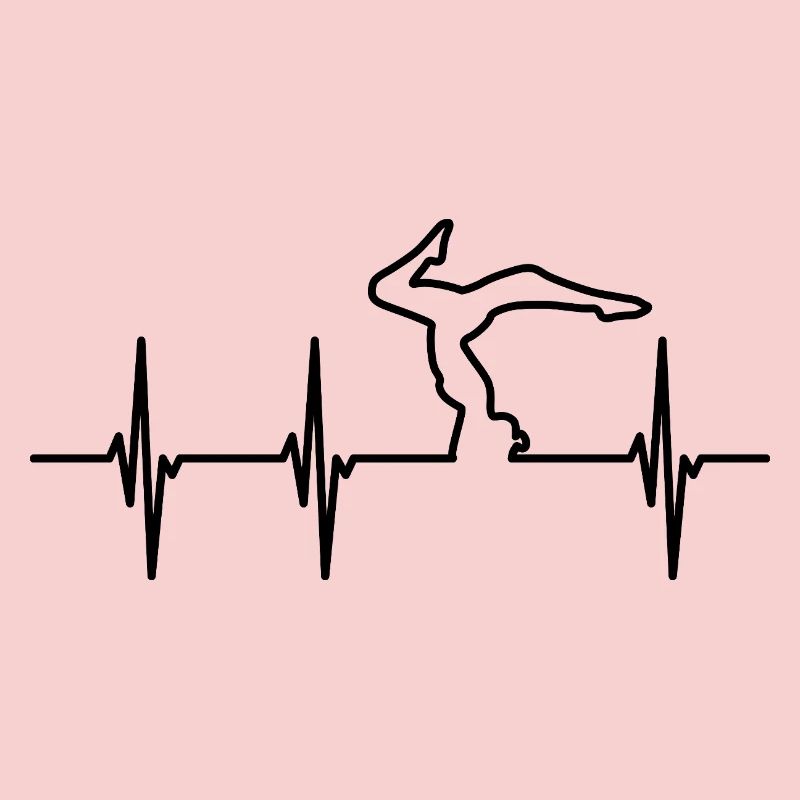 Yoga Pose Pulse Line