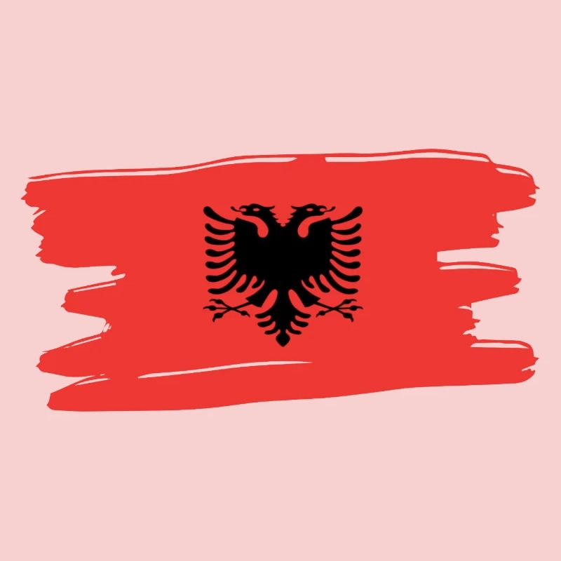 Albanais drapeau albanais, drapeau