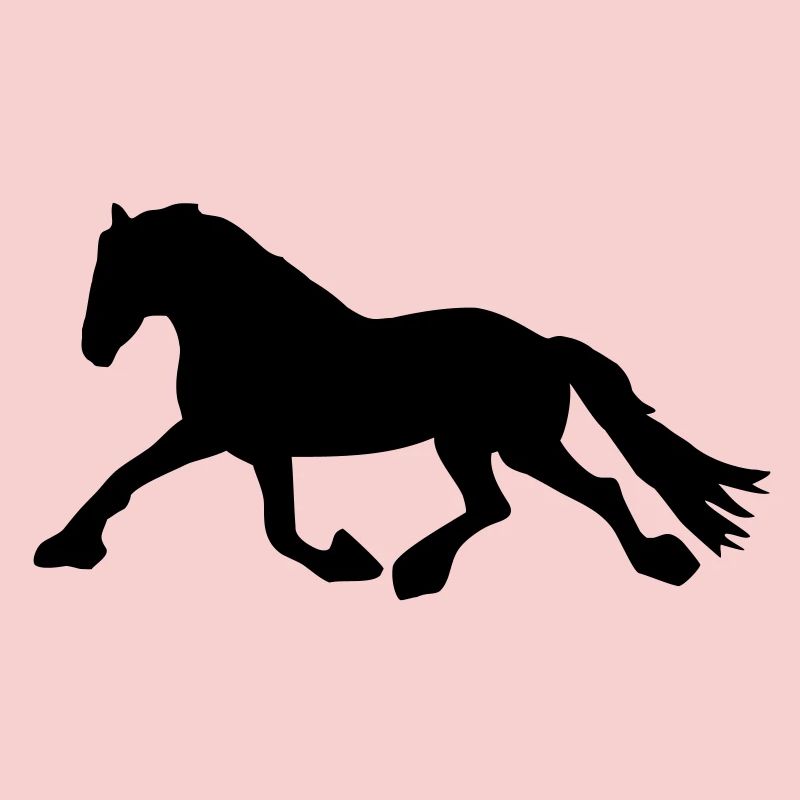 Ein laufendes Pferd
