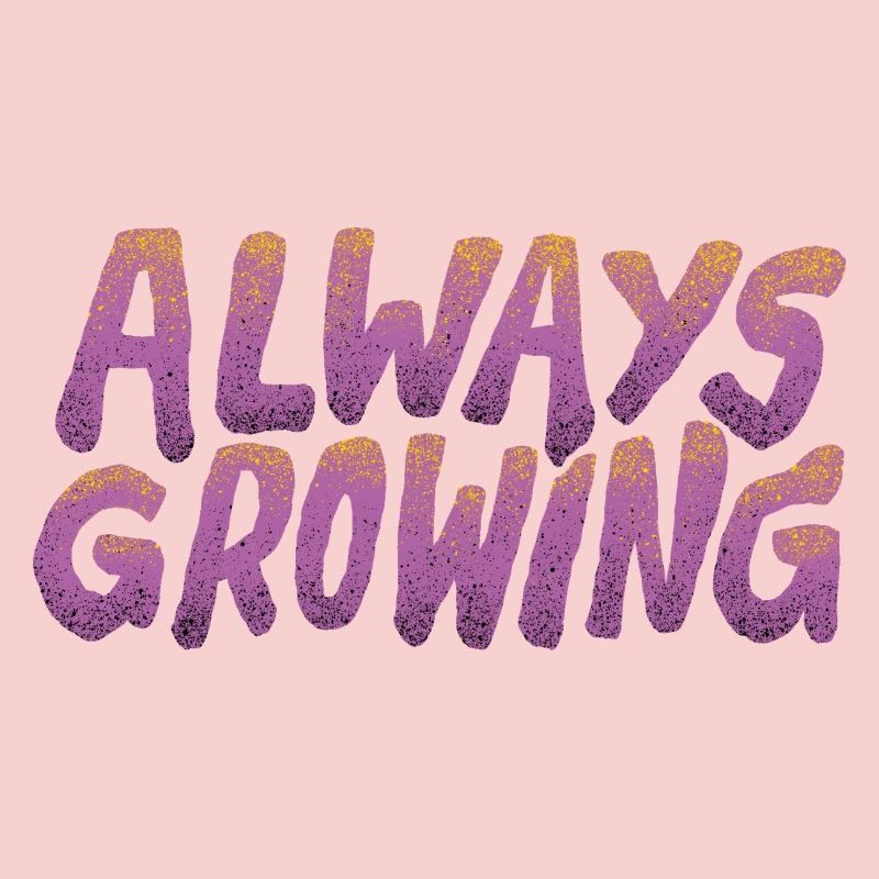 Always Growing – Retro Typografie