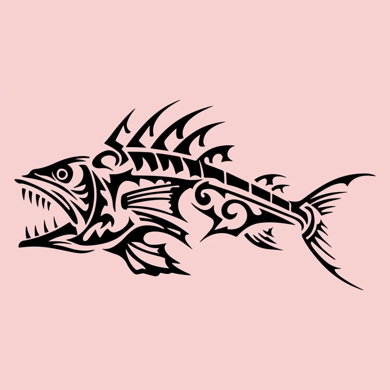 Fish Tribal Bones