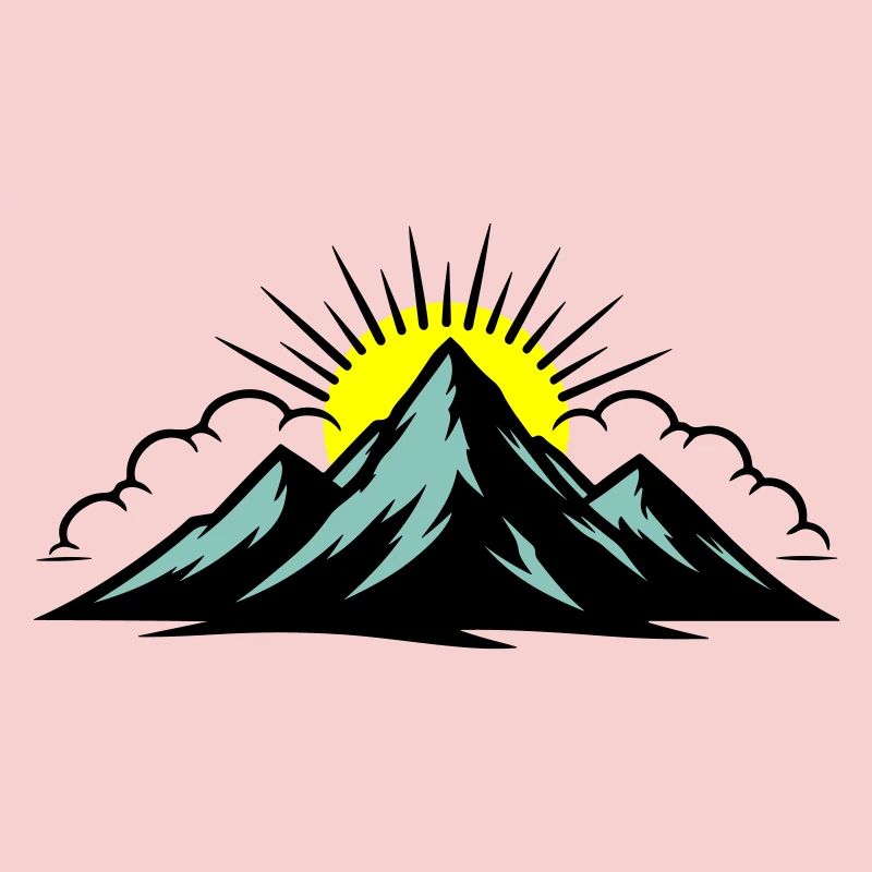 Mountains Clouds Peaks