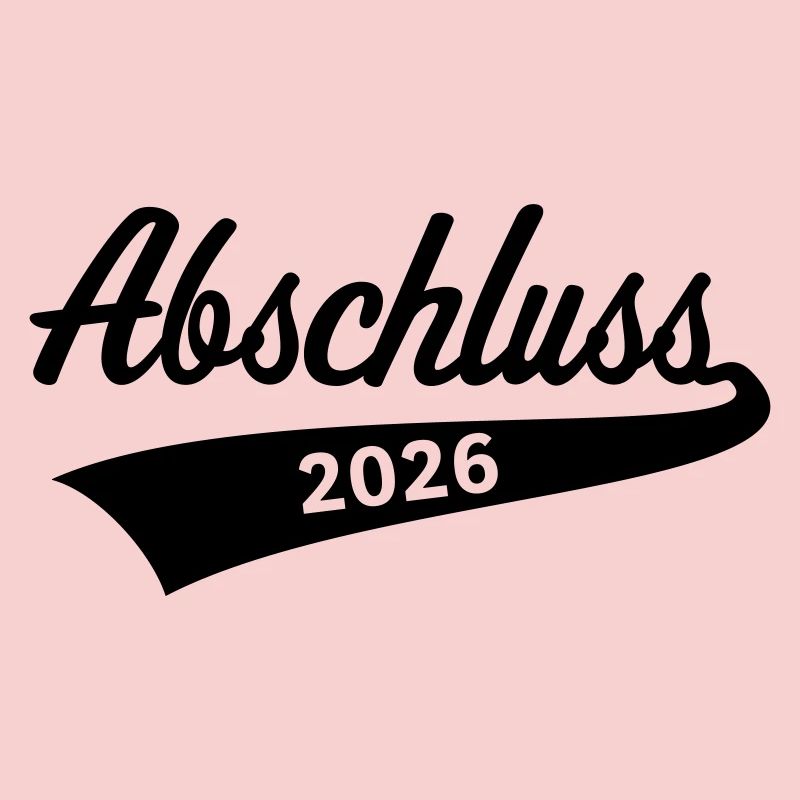 Abschluss 2026 (Schulabschluss / Black)