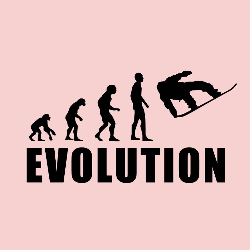 EVOLUTION SNOWBOARD Schnee Winter Geschenk