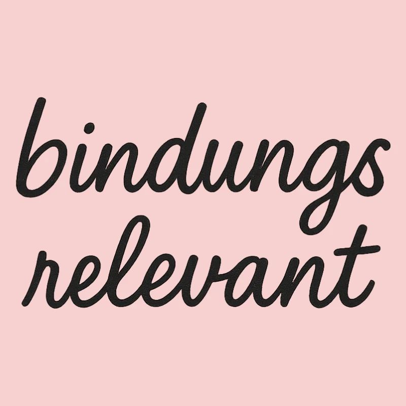 bindungsrelevant schwarz 
