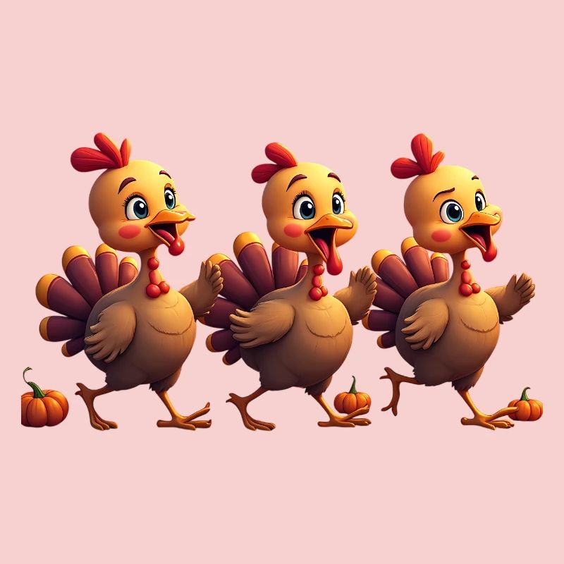 Bébé dinde de Thanksgiving