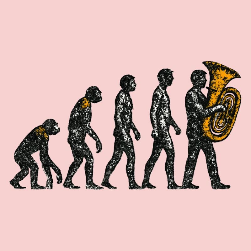Évolution vers le design grunge du joueur de tuba