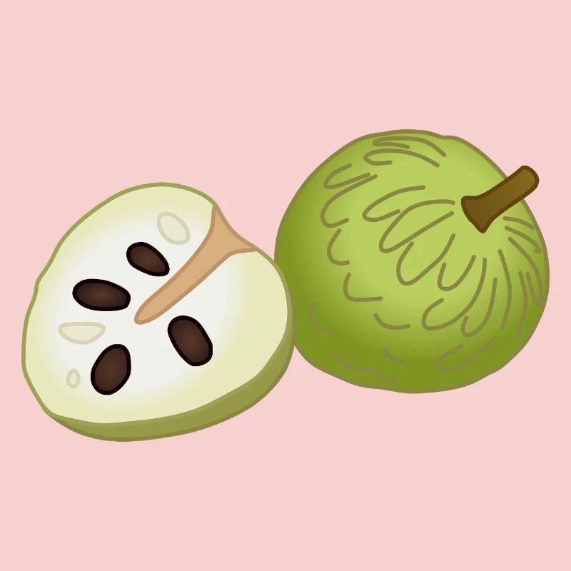 Puddingapfel-Scheibe Pop-Art