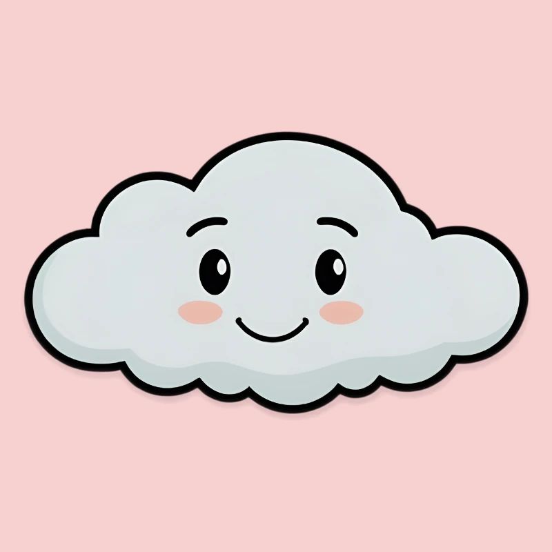 Cuddly cloud friend