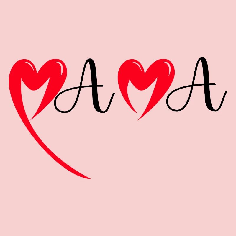 Herzlichen Glückwunsch zum Geburtstag Mama Rotes Herz Liebe Mutter Mama