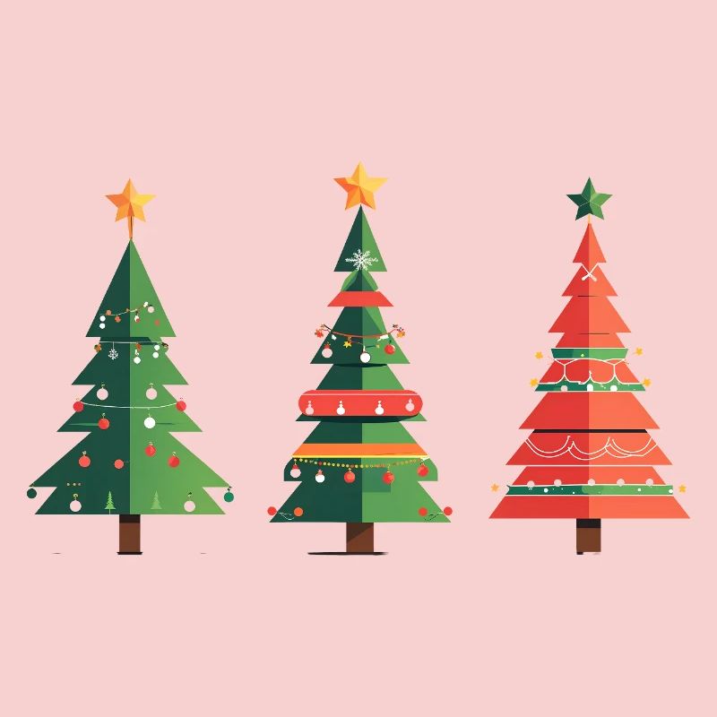 Triple Christmas Tree Pattern