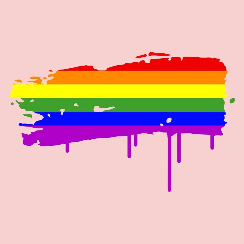 Rainbow Flag Graffiti