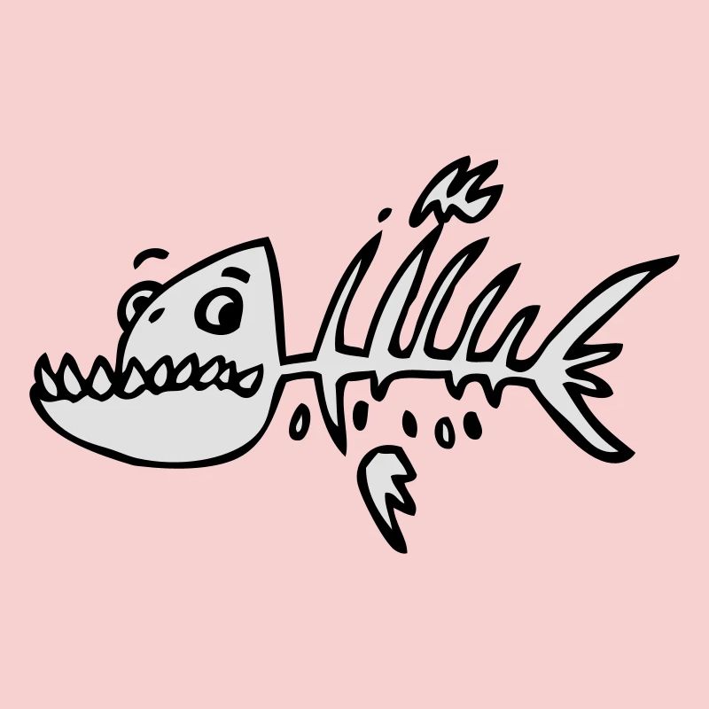 skeleton fish