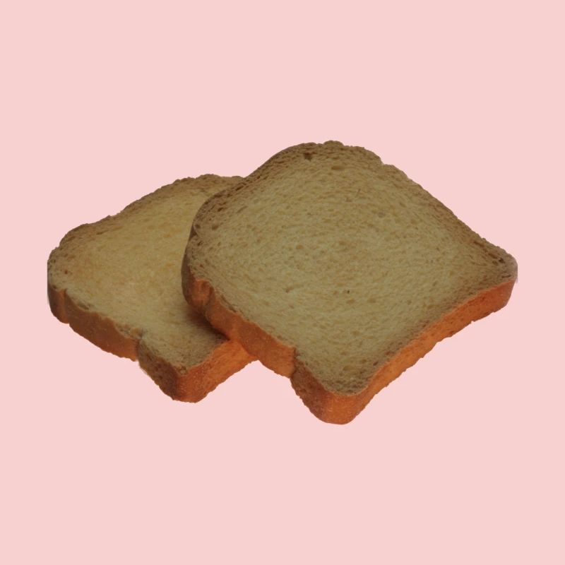 Artificial toast bread design