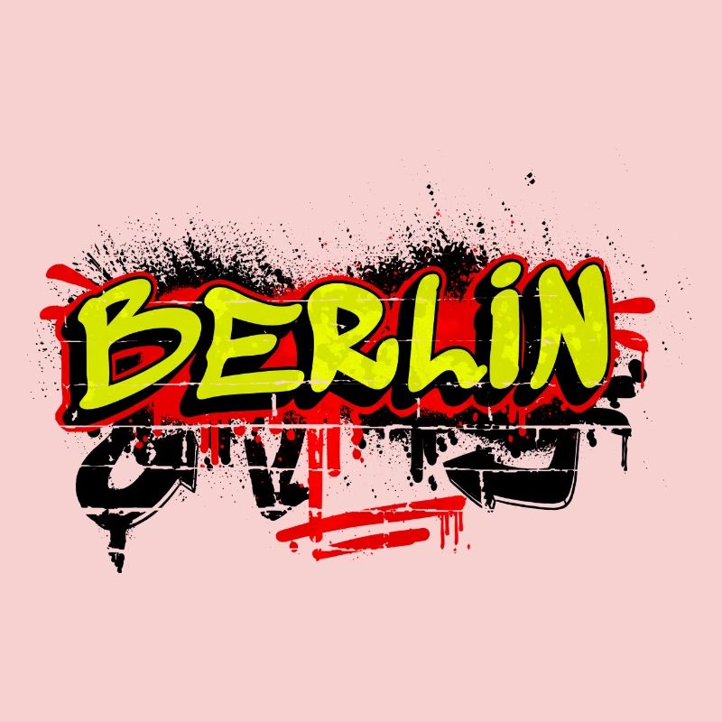 Motif graffiti à Berlin