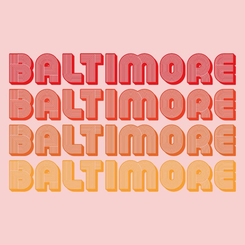 Baltimore Neon Gradient Repeats