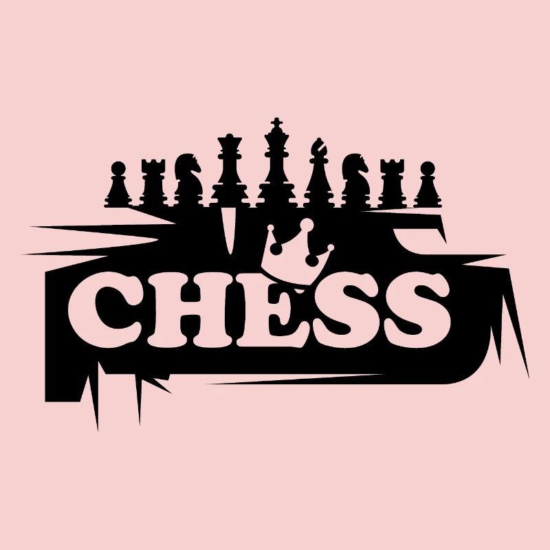 Chess Graffiti Pièces d’échecs Illustration Logo