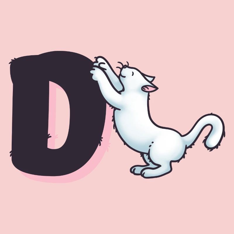 Lettre D du chat