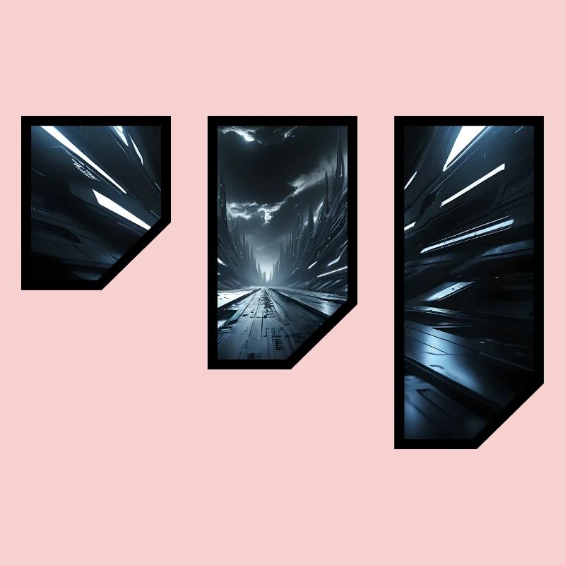 Futuristic Sci-Fi Corridor Design