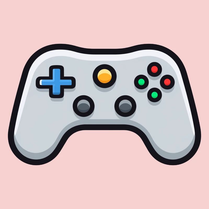Gamepad Logo, Controller, Retro Console